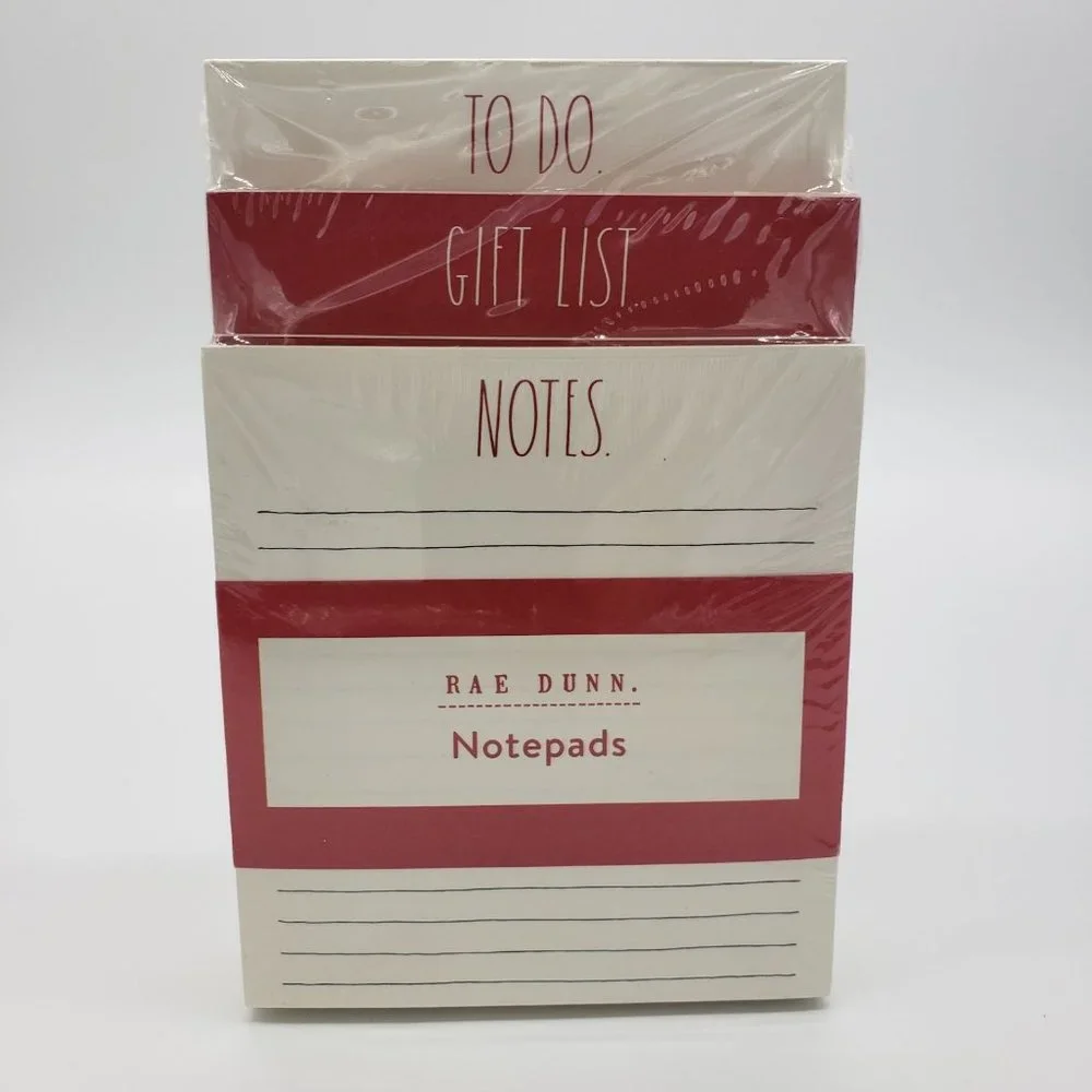 Rae dunn notepads‎